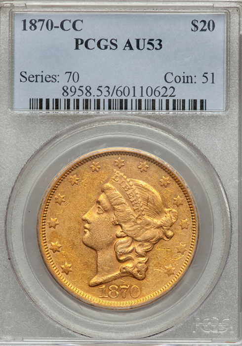 An 1870-CC $20.00 Sells For $1.62 Million (!) | Rare Gold Coins